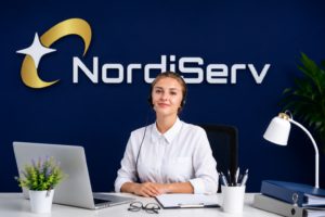 NordiServin asiakaspalvelun vastaanottotila